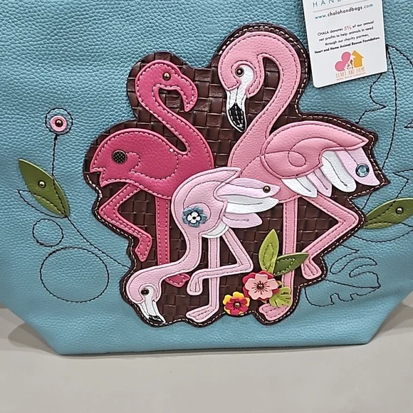 Chala vegan NWT pink flamingo bag - Picture 2 of 8
